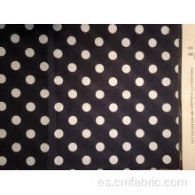 100% de algodón sargento Polkadot Fabrics 145gsm